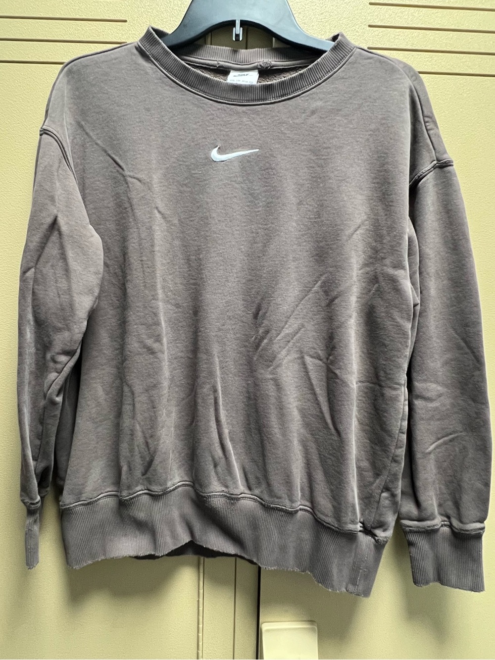 Nike Phoenix Fleece Oversized Center Swoosh Crewneck Sweatshirt- Size XXS